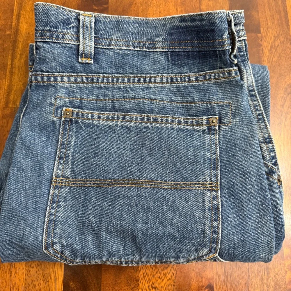 Urban Pipeline Mens Jeans 38x32 Blue Denim Carpenter Style‎ Relaxed Fit